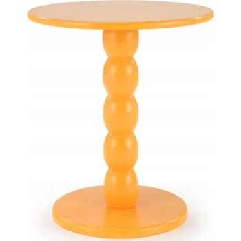 Konferenční stolek Konferenční stolek Halmar kulatý 40 x 40 x 47 cm, odstíny žluté