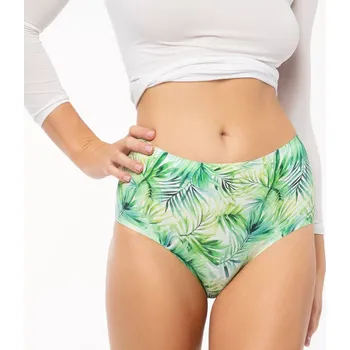 Dámské spodní prádlo Julimex Exotico Simple Maxi kalhotky S-2XL zelená M