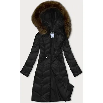 Dámská bunda Černá dámská prošívaná bunda pro přechodné období Glakate (LU-2201) odstíny černé XXL (44)