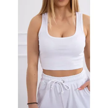 Dámské kalhoty Bílý top+kalhoty UNI