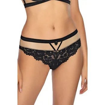 Kalhotky Dámská tanga Torfi black - ROZA černá XL