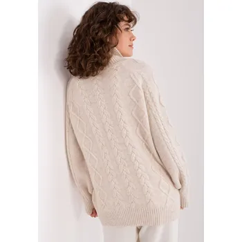 Dámský svetr Propojka AT SW 2355 2.12P světle béžová jedna velikost