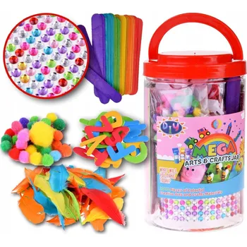 Výtvarná sada VÝTVARNÁ SADA KREATIVNÍ SADA PRVKŮ UDĚLEJ SI SÁM DIY PRO DĚTI