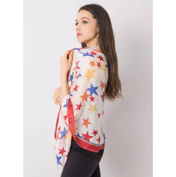 Šála Šátek AT CH 1237 bílý a červený jedna velikost