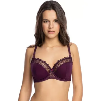 Podprsenka Polovyztužená dámská podprsenka SEMI-SOFT IDALIA ART. 1144 fialová 65F