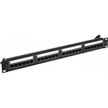 Patch panel Patch panel Lanberg PPUA-1024-B 24 portů černý