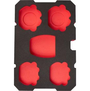 MILWAUKEE Prázdná pěnová vložka Packout™ pro 4x kruhová čelist + adaptér RJ