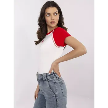 Tričko NM TS V7940.17 bílé a červené jedna velikost