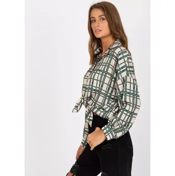 Dámská košile Košile EM KS 3292.69P béžová jedna velikost