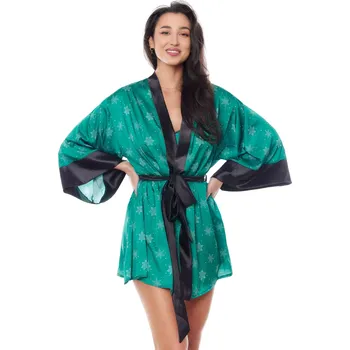 Dámský župan Aster Robe Green negližé - Anais XXL/XXXL