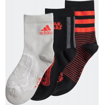 Pánské oblečení Dlouhé bavlněné Ponožky Adidas s motivem Star Wars IW1101 vel. 25 - 27 let