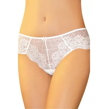 Kalhotky Dámská šortková tanga ROMA - FUNNY DAY bílá S