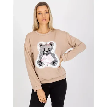 Dámská halenka Halenka LK BZ 509067 1.27 béžová jedna velikost