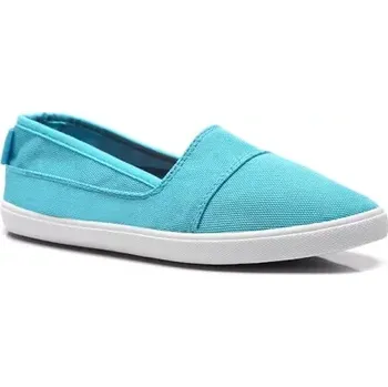 Dámské polobotky Jednoduché modré dámské slip on 36