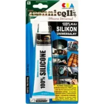 stavební silikon TECHNICQLL UNIVERSAL SILICONE - Univerzální bezbarvý silikon 70ml