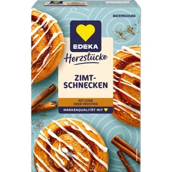 EDEKA Směs na pečení skořicových šneků 567g