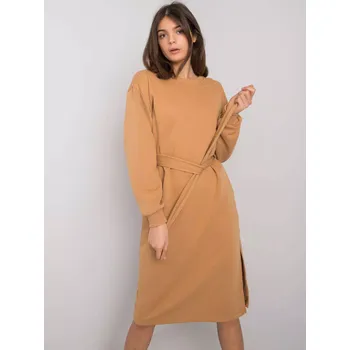 Dámské šaty Šaty RV SK 7256.27P velbloud S