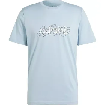 Pánské tričko Tričko adidas Illustrated Linear Graphic M IS2867 XL