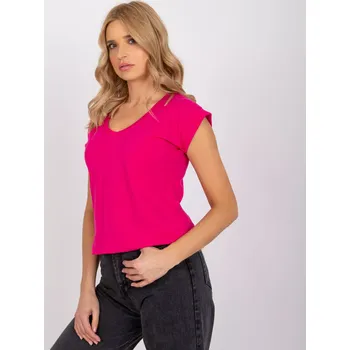 Dámské tričko Tričko-RV-TS-7543.12X-fuchsiová S