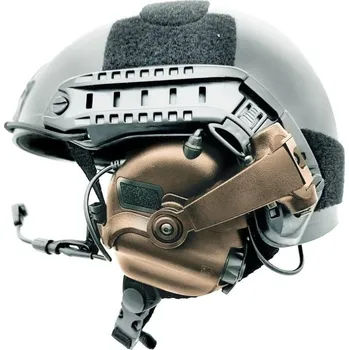 Taktický headset M32X PLUS, M16C montáž pro FAST / ARC - Coyote Brown, EARMOR