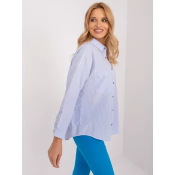 Dámská košile Košile BP KS 1012.25 bílé a modré S