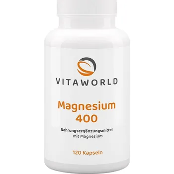 Fitness strava Vitaworld Magnesium 400 120 kapslí