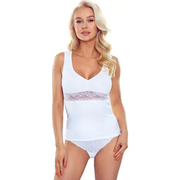 Dámská košilka Dana black - ELDAR Bílá XL