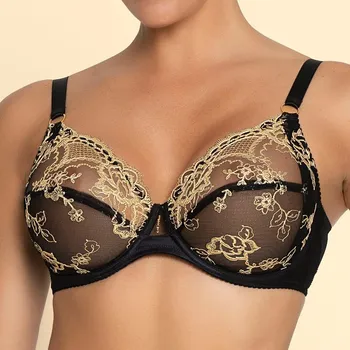 Podprsenka Lise Charmel - Sublime en or podprsenka vysoká nevyztužená noir eclat 90D ACJ6113