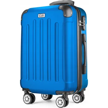 POSH Cestovní Kufr Tvrdý z ABS Velký 110L (Modrý XL)