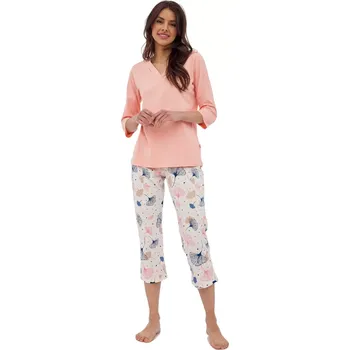 Dámské pyžamo Dámské pyžamo 389/389 Nina - CORNETTE růžová M