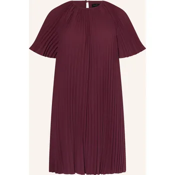 Dámské šaty Ted Baker Dámské Plisované Šaty Convala, tmavě červená, 38