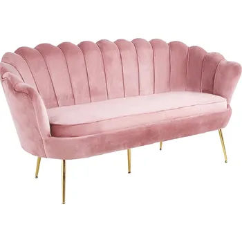 Pohovka Tempo Kondela Nico (růžová + zlatá)