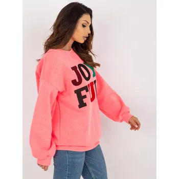 Dámská mikina Mikina EM BL 617 5.00X fluo růžová jedna velikost