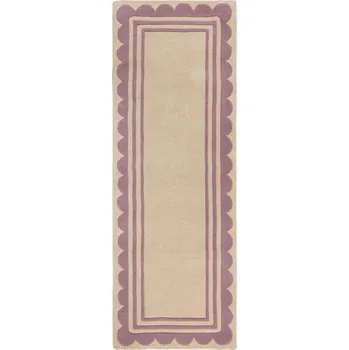 Koberec Flair Rugs Ručně všívaný běhoun Lois Scallop Purple Rozměry koberců: 80x230