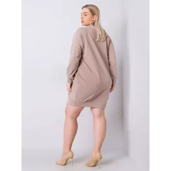 Dámské šaty Šaty RV SK 6296.99 tmavě lila 4XL
