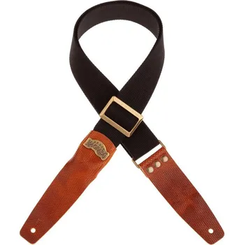 Kytarový popruh Magrabò Stripe SC Cotton Black / Brown 5 cm + prodloužená záruka 3 roky