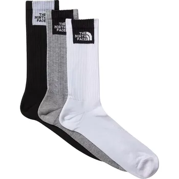 Pánské ponožky ponožky The North Face Multi Sport Fine Cush Crew 3 Pack - TNF White/TNF Black/Monument Grey 40-42