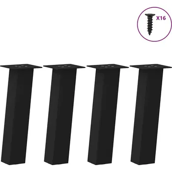 Konferenční stolek vidaXL Nohy konferenčního stolku 4 ks ocel 30 cm ocel [4012496] Barva: Černá