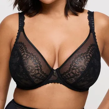 Podprsenka Primadonna - Shimla podprsenka s nižším středem nevyztužená black 75G 0163584