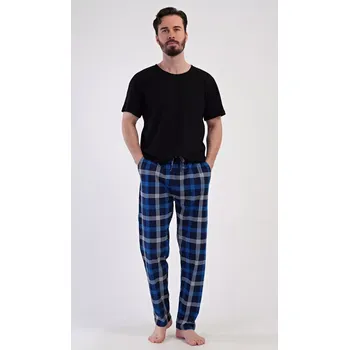 Pánské pyžamo Pánské pyžamo šortky Pavel tmavě modrá XL
