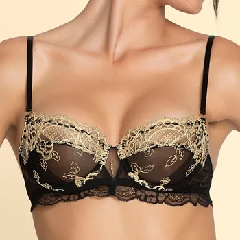 Podprsenka Lise Charmel - Sublime en or podprsenka půlová nevyztužená noir eclat 80D ACJ3013