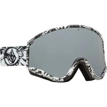 Dámské/pánské lyžařské brýle Volcom YAE OP ART/SILVER CHROME s UV ochranou pro snowboard šedé (VG0722318) jedna velikost