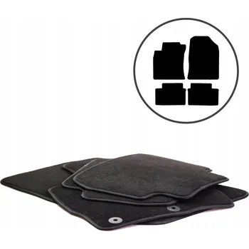 autokoberec Velurové autokoberce 4 ks