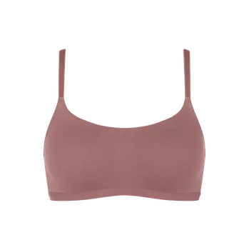 Podprsenka Dámský top GO Daily Cotton Top - BROWN - sv. hnědý 1141 - SLOGGI BROWN M