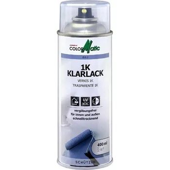 Barva ve spreji COLORMATIC 1K BEZBARVÝ LAK VYSOKÝ LESK 400ml