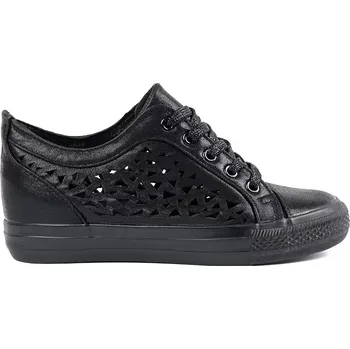 Dámské tenisky Módní dámské tenisky černé na klínku 40