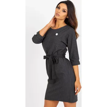 Dámské šaty Dámské šaty LK SK 507724 tmavě šedé 38