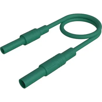 Měřicí kabel SKS Hirschmann MAL S GG-B 25/2,5 gn bezpečnostní měřicí kabely 4mm bezpečnostní zástrčka 4mm bezpečnostní zdířka 25 cm zelená 1 ks