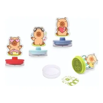 Dětské razítko Pieczątka samotuszująca akrylowa Kapibara, Trendhaus