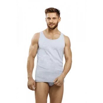 Pánské tílko Nátělník Gucio ramínko šedá L